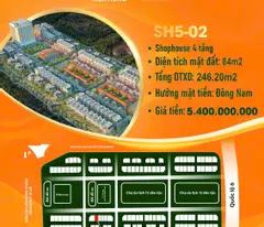 villa/sale next to shophouse in moc chau town center
