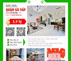 ✅ vip house for sale in go vap - 6.5m wide, 6.9m wide - 3 floors - fully furnished - very good price