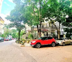 vip house for sale in linh dam, 3 open sides, wide sidewalk, car parking, top business, 75m2, 26.5 billion