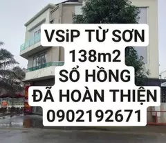vsip villa for sale - tu son - bac ninh corner lot