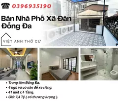 xa dan house for sale_four bedrooms_with parking_41mx4t_price: 7.4 billion_contact: 0396935190.