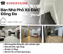 xa dan townhouse for sale_new house_nong alley near street_36mx5t_price: 8.6 billion_contact: 0396935190.