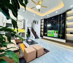 yen hoa house for sale ly - away in front of the house near 3m - just a few steps from the street - beautiful house full interior